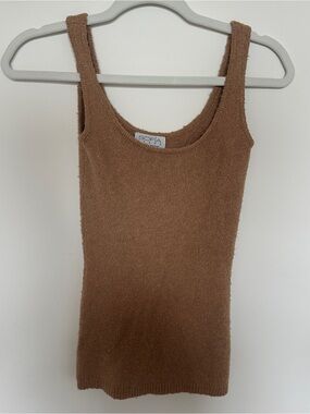 Sofia Jeans by Sofia Vergara - Tan or Brown Sweater Tank